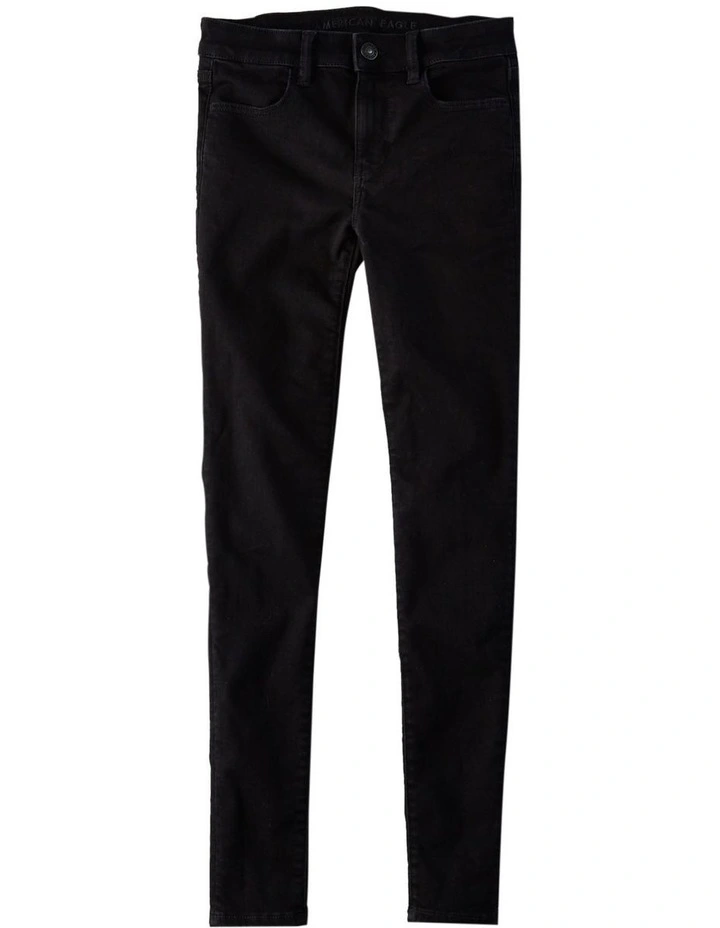 Ne(x)t Level Low Rise Jegging in Black image 4