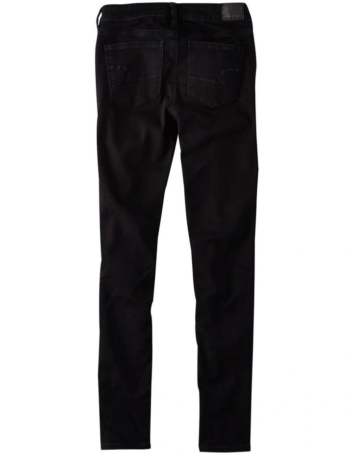 Ne(x)t Level Low Rise Jegging in Black image 5