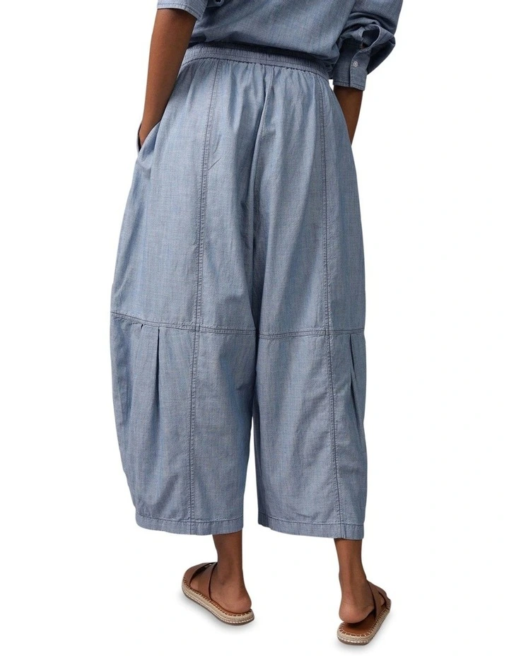 Soft Barrel Pant in Blue image 2