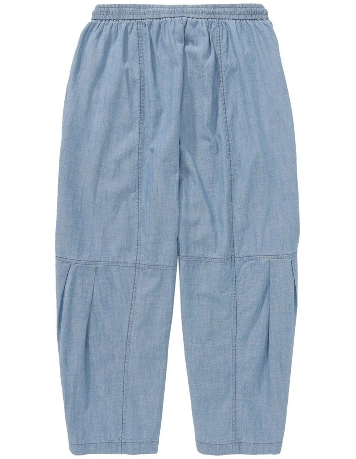 Soft Barrel Pant in Blue image 4