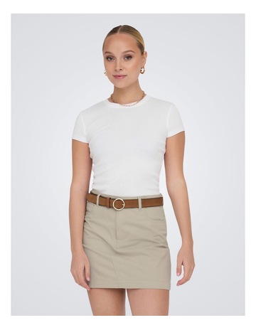 Elina Cropped Top in White