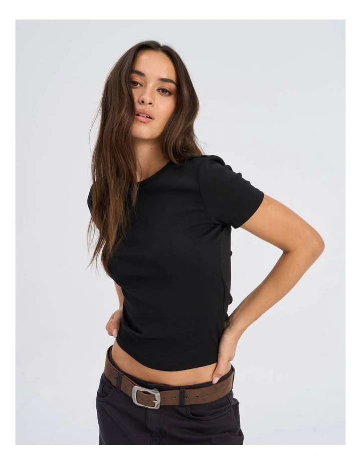 Riley Everyday Top in Black image 1