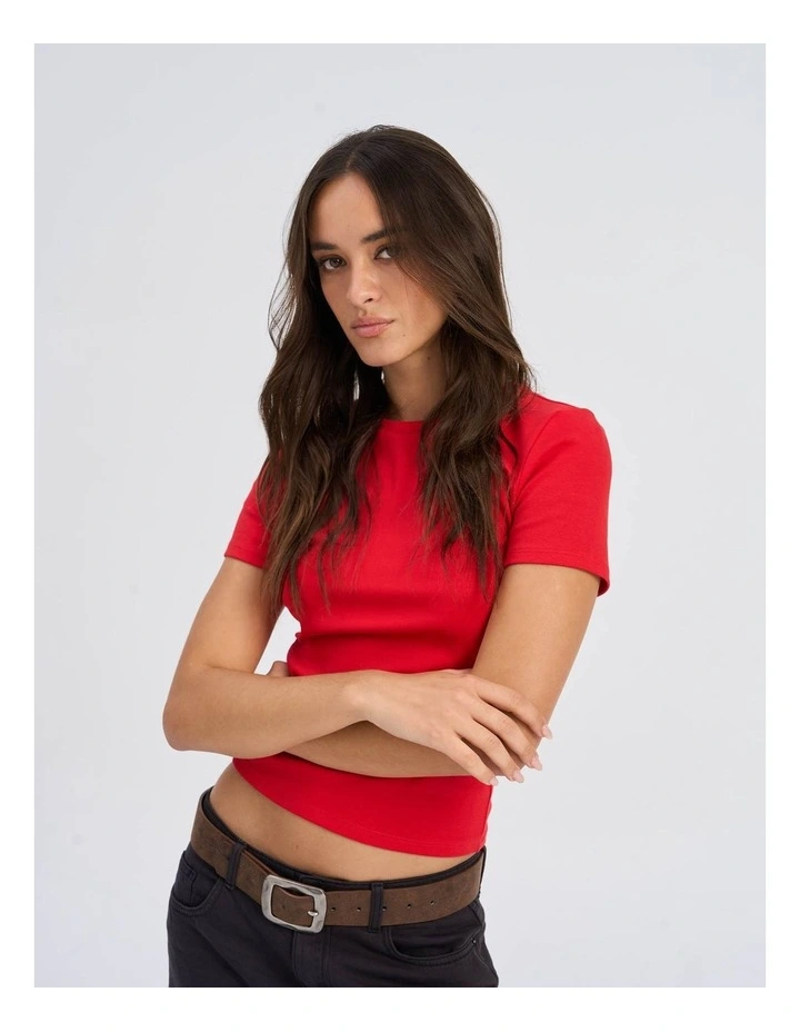 Riley Everyday Top in Red image 6