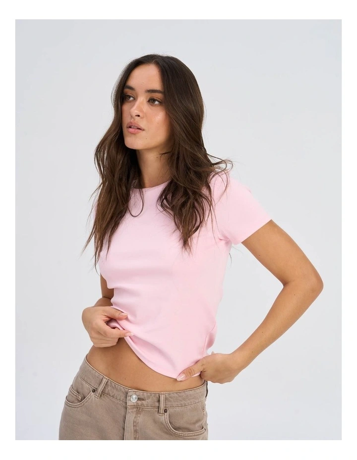 Riley Everyday Top in Light Pink image 1