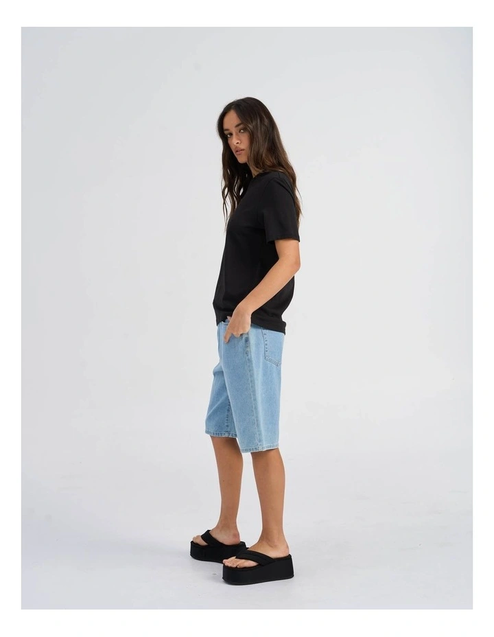 Wendy Cotton T-Shirt in Black image 4
