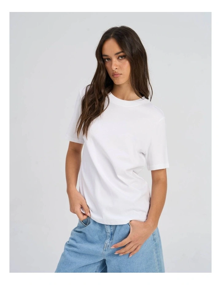 Wendy Cotton T-Shirt in White image 1