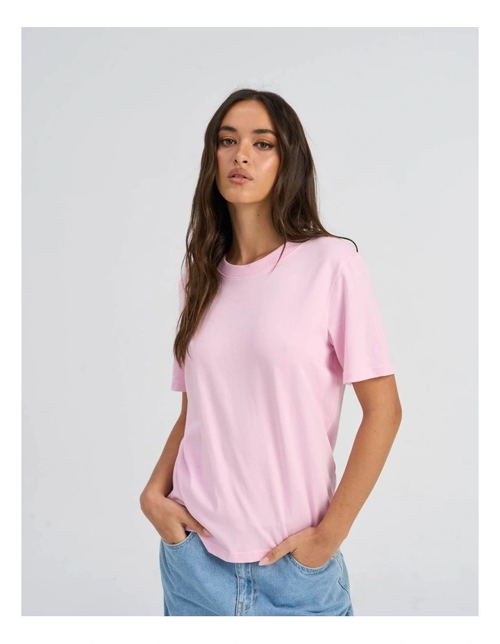 Wendy Cotton T-Shirt in Pink image 1
