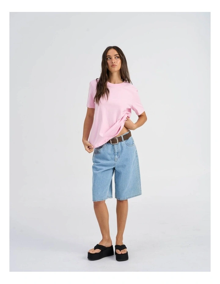 Wendy Cotton T-Shirt in Pink image 3
