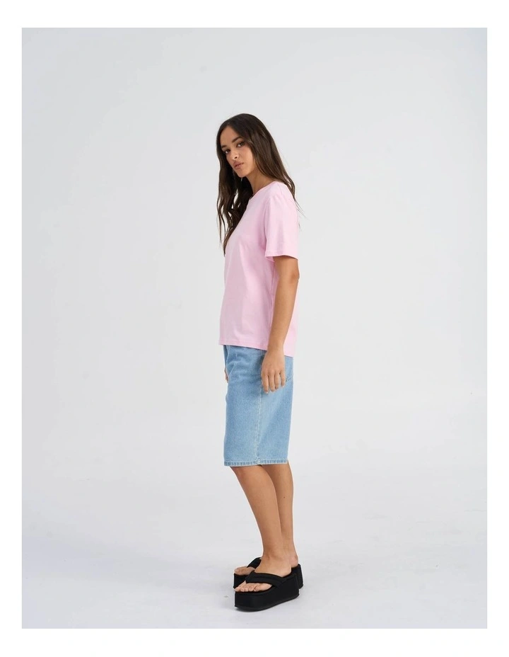 Wendy Cotton T-Shirt in Pink image 4