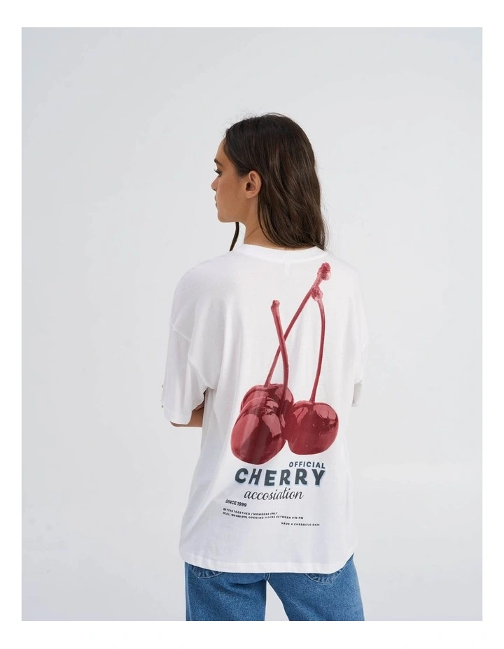 Carrie Life Cherry Printed T-Shirt image 2