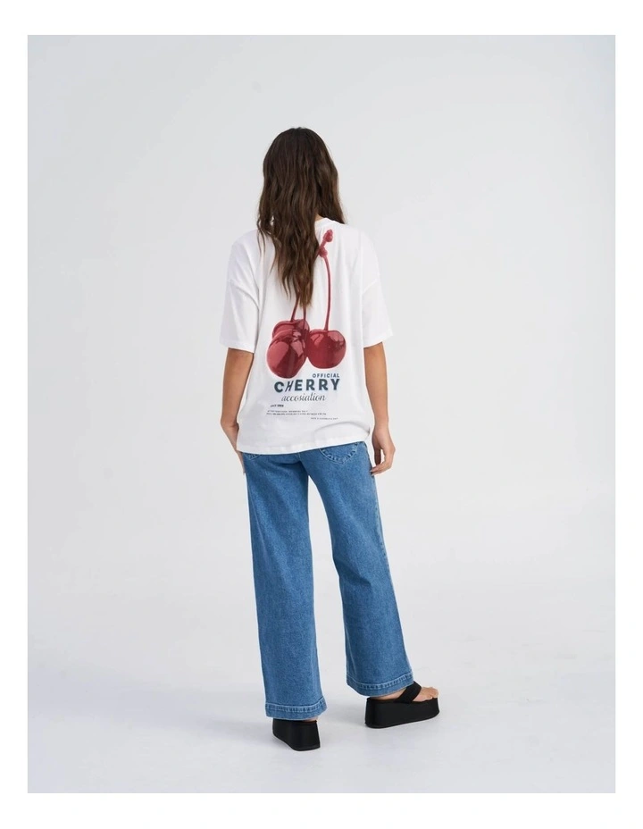 Carrie Life Cherry Printed T-Shirt image 5