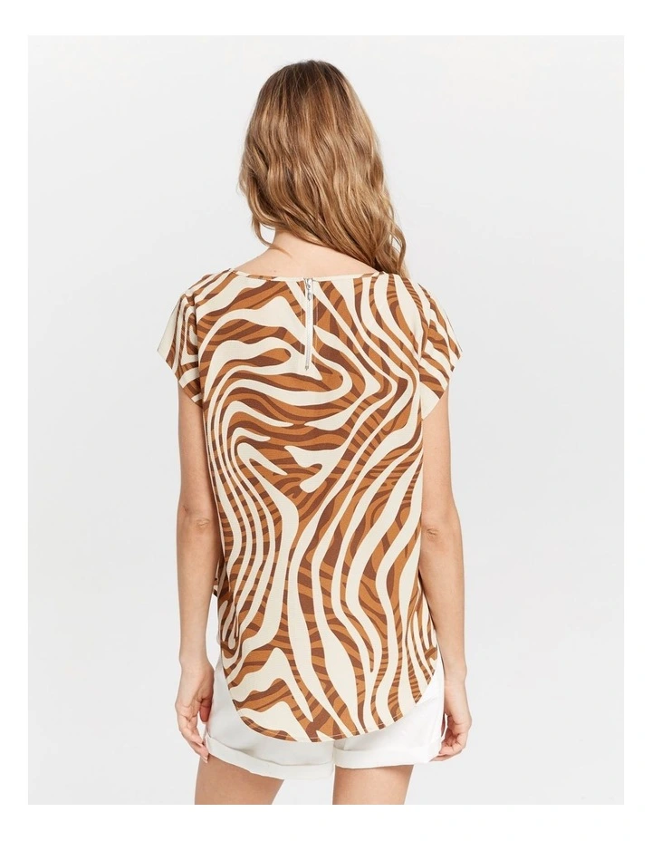Vic Top in Brown image 3