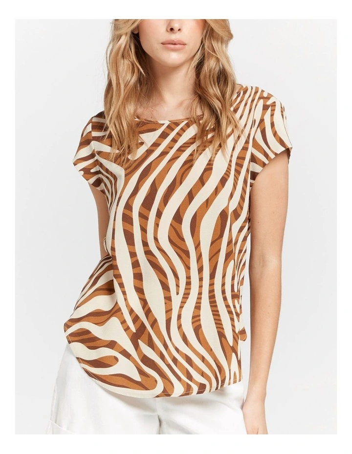 Vic Top in Brown image 4