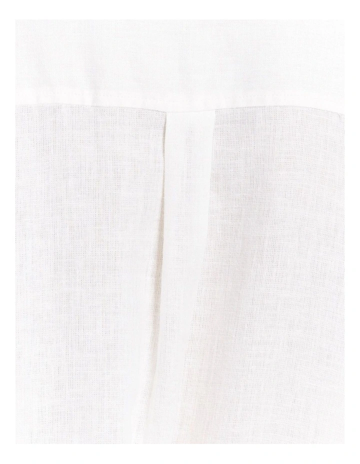 Bruxelles Long Sleeve Buttoned Shirt in White image 6