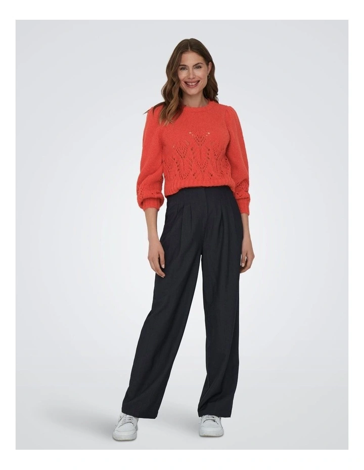 Carlie Life Knit Jumper in Red image 3