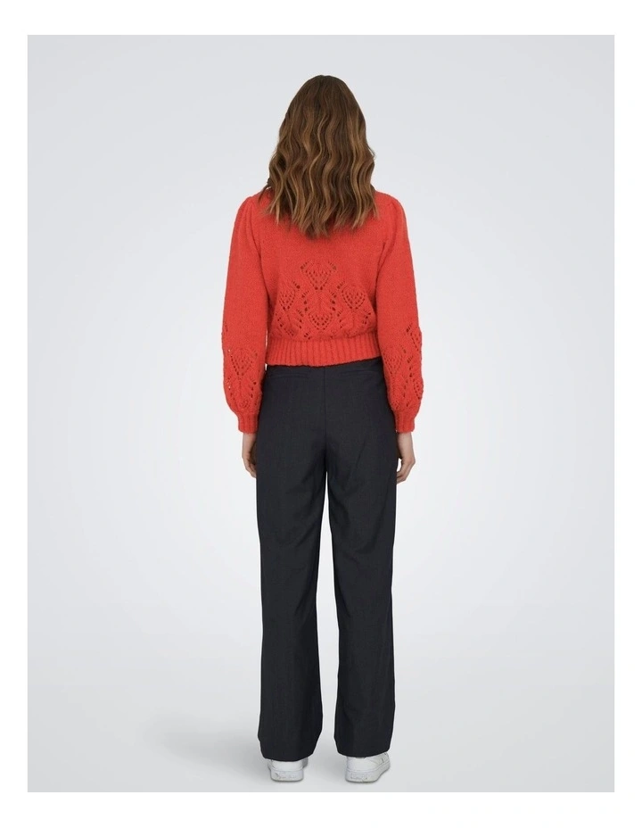 Carlie Life Knit Jumper in Red image 4