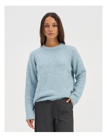 Cirola Long Sleeve Knit in Celestial Blue Melan