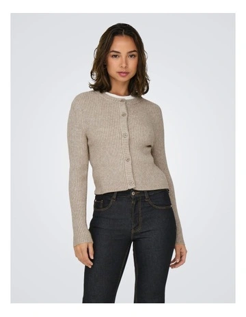 Katia Buttoned Cardigan in Beige