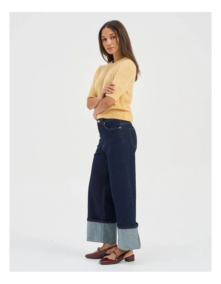 Kristy Knit Top in Green image 3