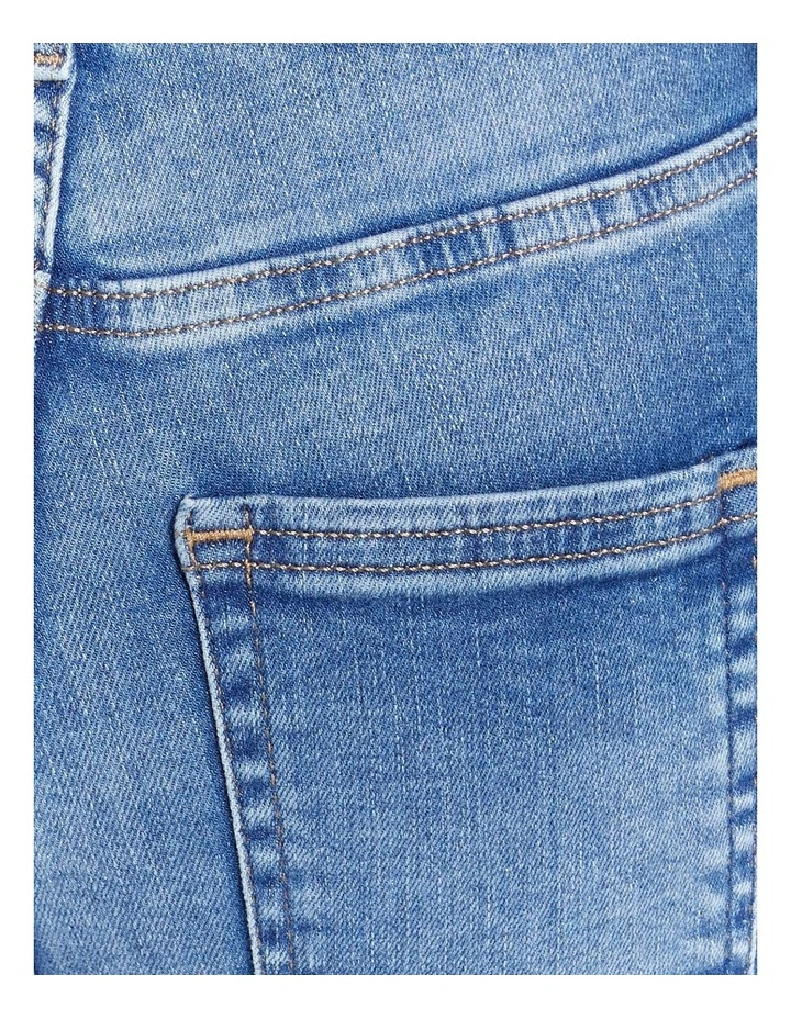 Blush Skinny Jeans in Medium Blue Denim image 6