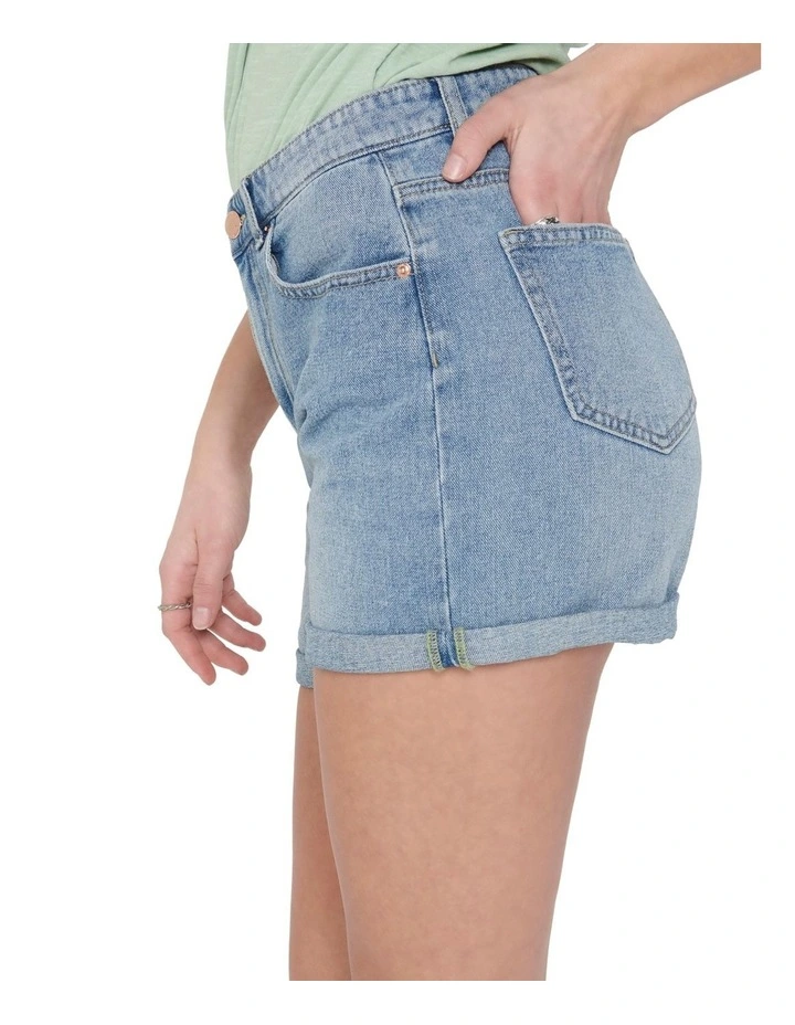 Phine Life Denim Shorts Light Blue image 4