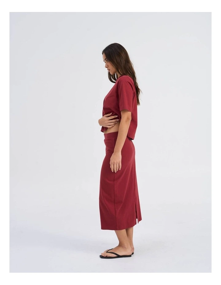 Silvina Cotton Maxi Skirt image 5