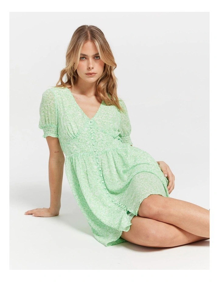 Amanda Dress in Green image 1