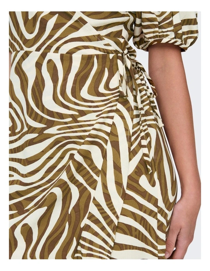 Chicago Life Midi Dress in Brown image 3