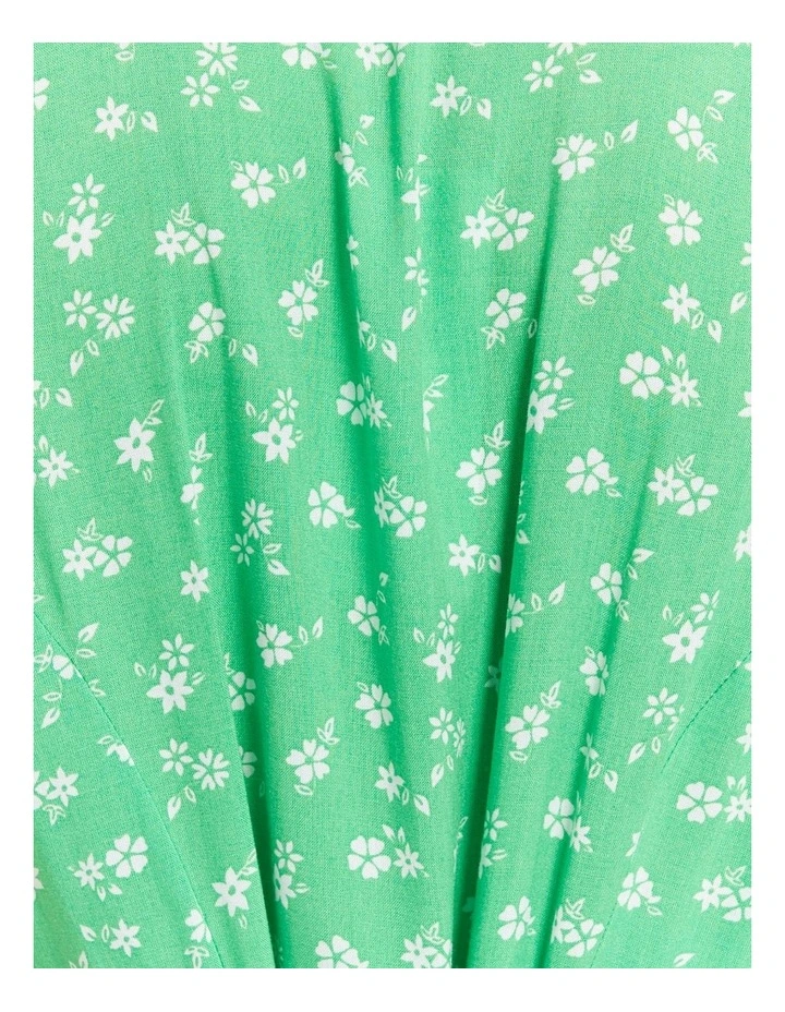 Mindie Midi Dress in Green image 6