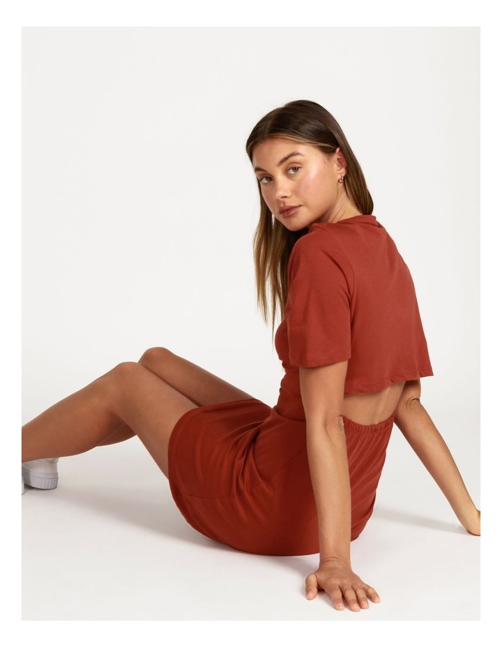 Emma Short Sleeve T-Shirt Dress Deep