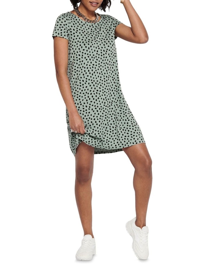 Lbera Back Lace Up Short Sleeve Dress In Chinois