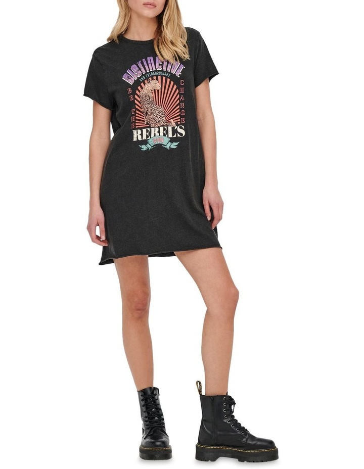 Lucy Short Sleeve Animal Dress In