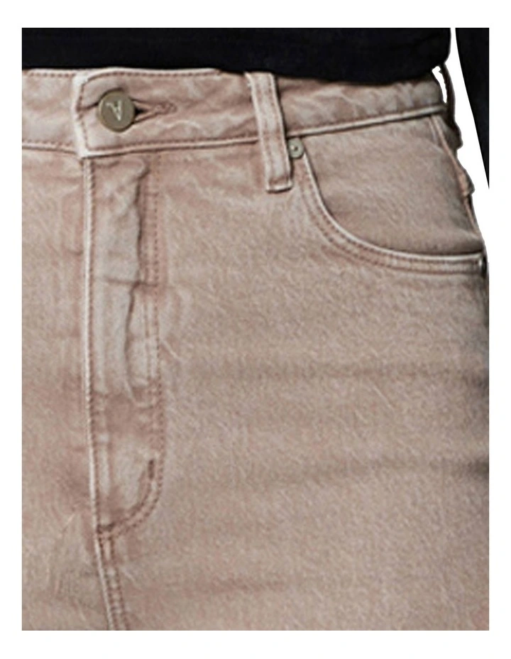 94 High And Wide Jeans in Mushroom image 6