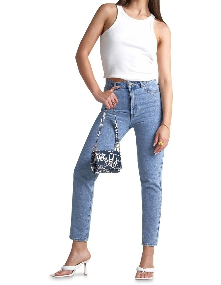 A 94 High Slim Jean Ariane Organic Blue image 4