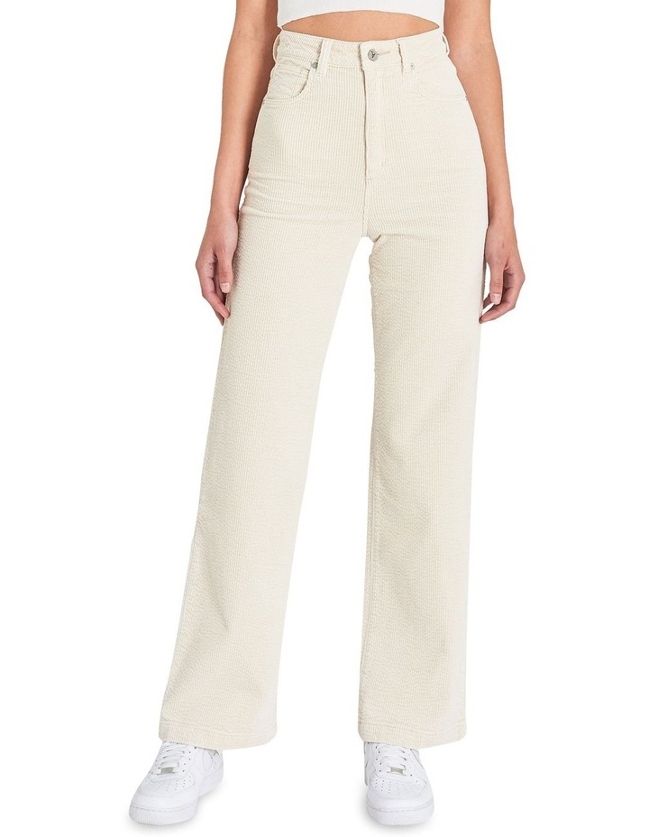 A 94 High & Wide Jeans Real Love Cord White