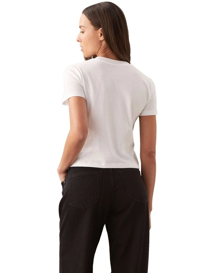 Institutional Graphic Reg Tee in Bright White image 2