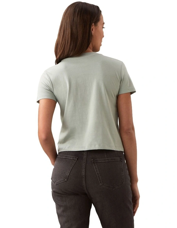 Institutional Graphic Reg Tee in Grey image 2