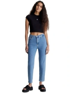 Mom Jean in Denim Medium