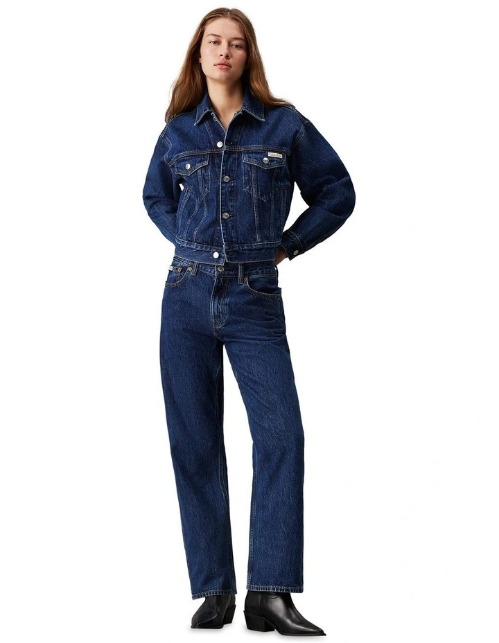 90'S Straight Jeans in Blue image 1