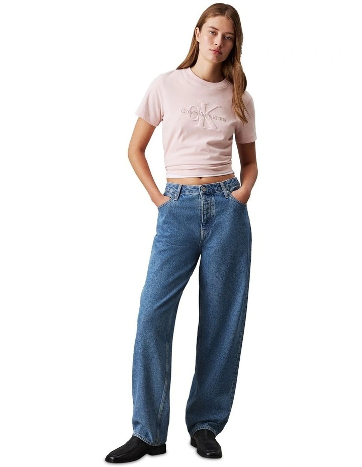 90's Loose Jeans in Denim Medium image 3