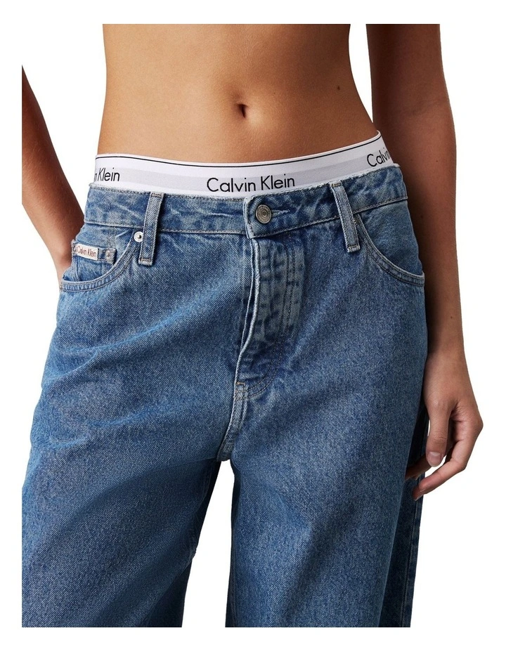 90's Loose Jeans in Denim Medium image 4