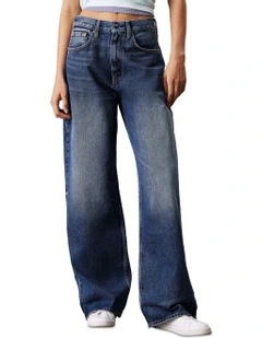 The Wide Leg Jeans in Tinted Horseshoe