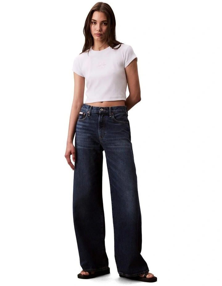 The Wide Leg Jeans in Tinted Horseshoe image 1