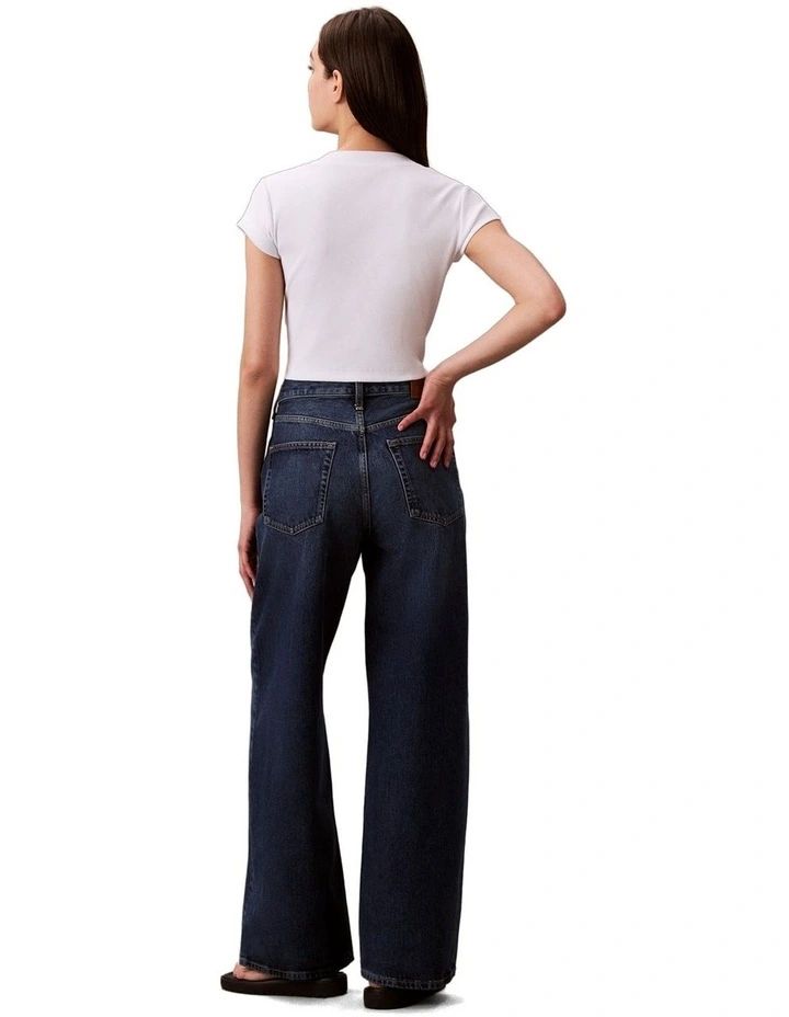 The Wide Leg Jeans in Tinted Horseshoe image 2
