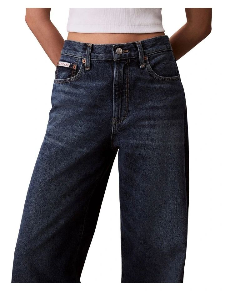 The Wide Leg Jeans in Tinted Horseshoe image 3