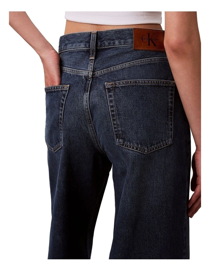The Wide Leg Jeans in Tinted Horseshoe image 4