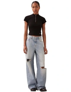 The Wide Leg Jeans in Light Mayfield