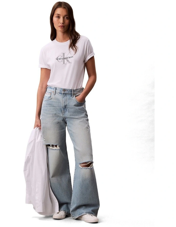 The Wide Leg Jeans in Light Mayfield image 1