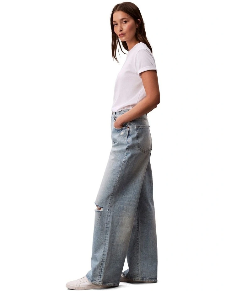 The Wide Leg Jeans in Light Mayfield image 3