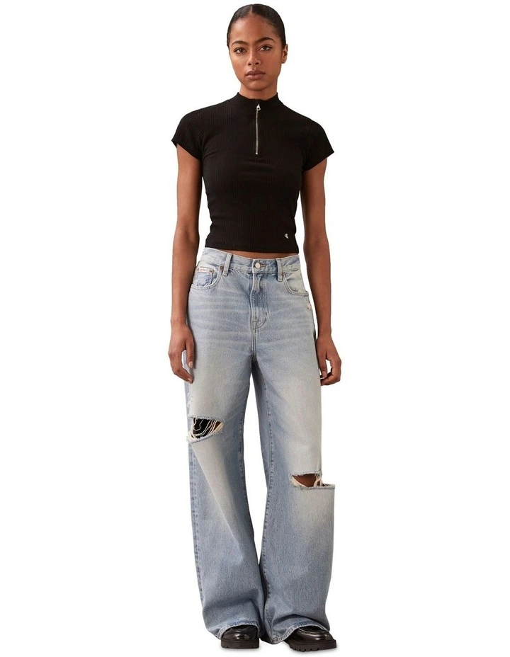 The Wide Leg Jeans in Light Mayfield image 4
